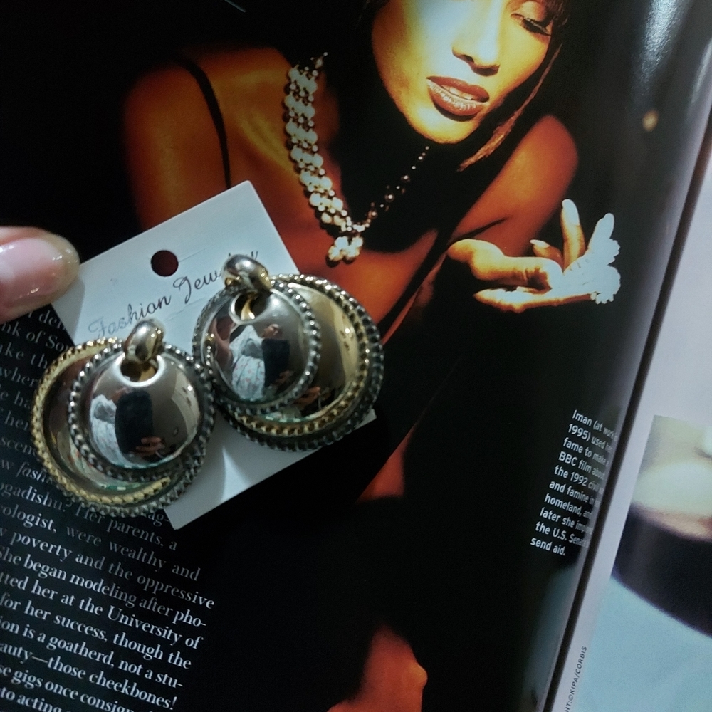 3/$35 Gold and silver earrings